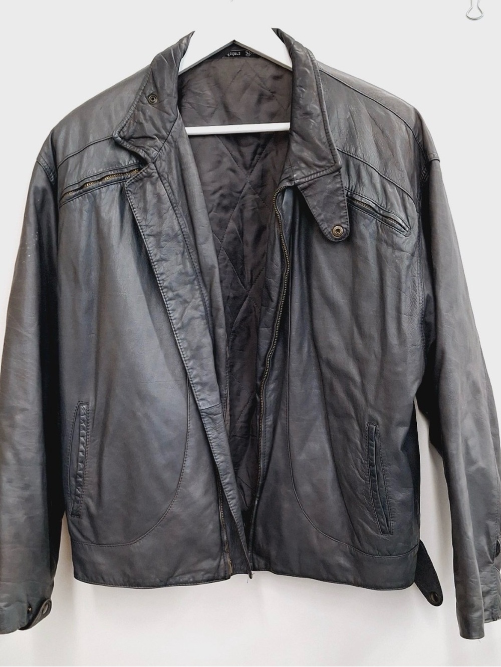Vintage Wilkes Bashford Italian‎ Leather Jacket